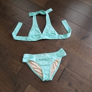 J. Crew Halter Top Swim Set XS